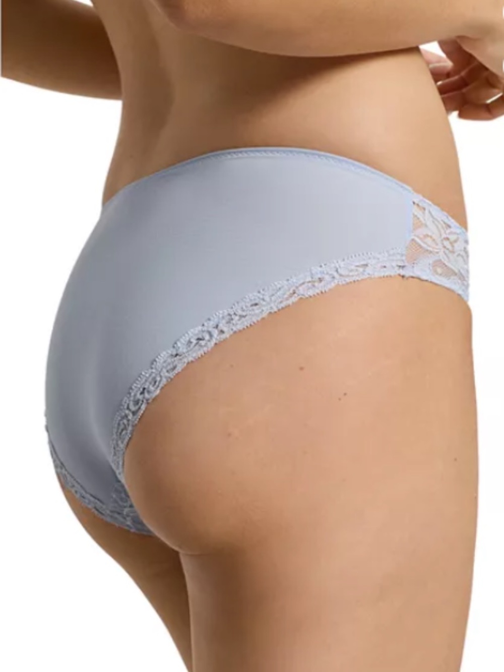 Hanro Women's Moments Lace Bikini Bottoms Underwear White Size S 11905 - Picture 3 of 4